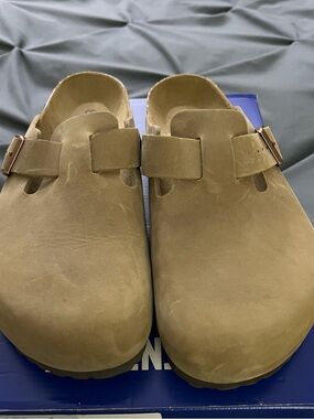 Birkenstock Boston BS Clogs in Tobacco Brown EU 42 Women’s 11 Men’s 9 - Flawed
